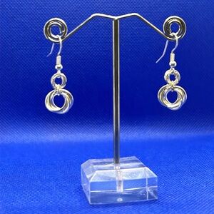 Silver Mobius Spirals